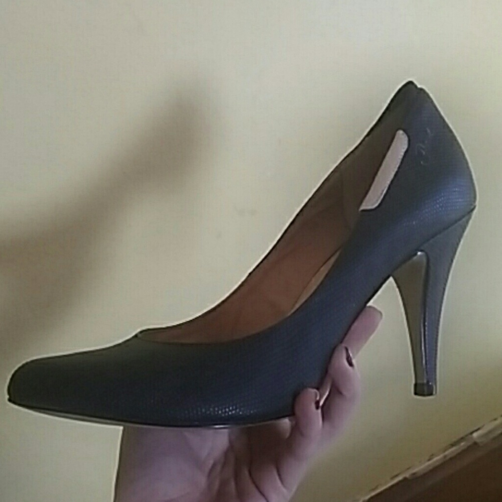 Diesel leather heels sz 39!!